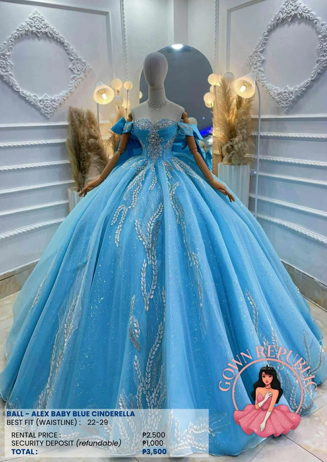 Ball Gowns: Blue 143